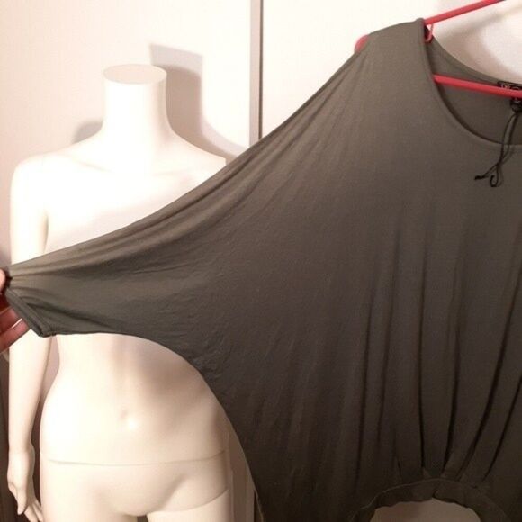 Dg2 top nwot soft knit cold shoulder shirt l xl 1x diane Gilman casual office - Picture 3 of 6